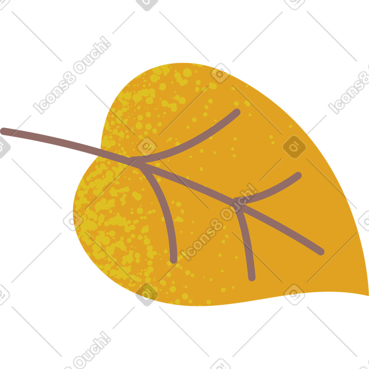 Ilustração de Leaf em no estilo Pale para baixar em PNG, SVG