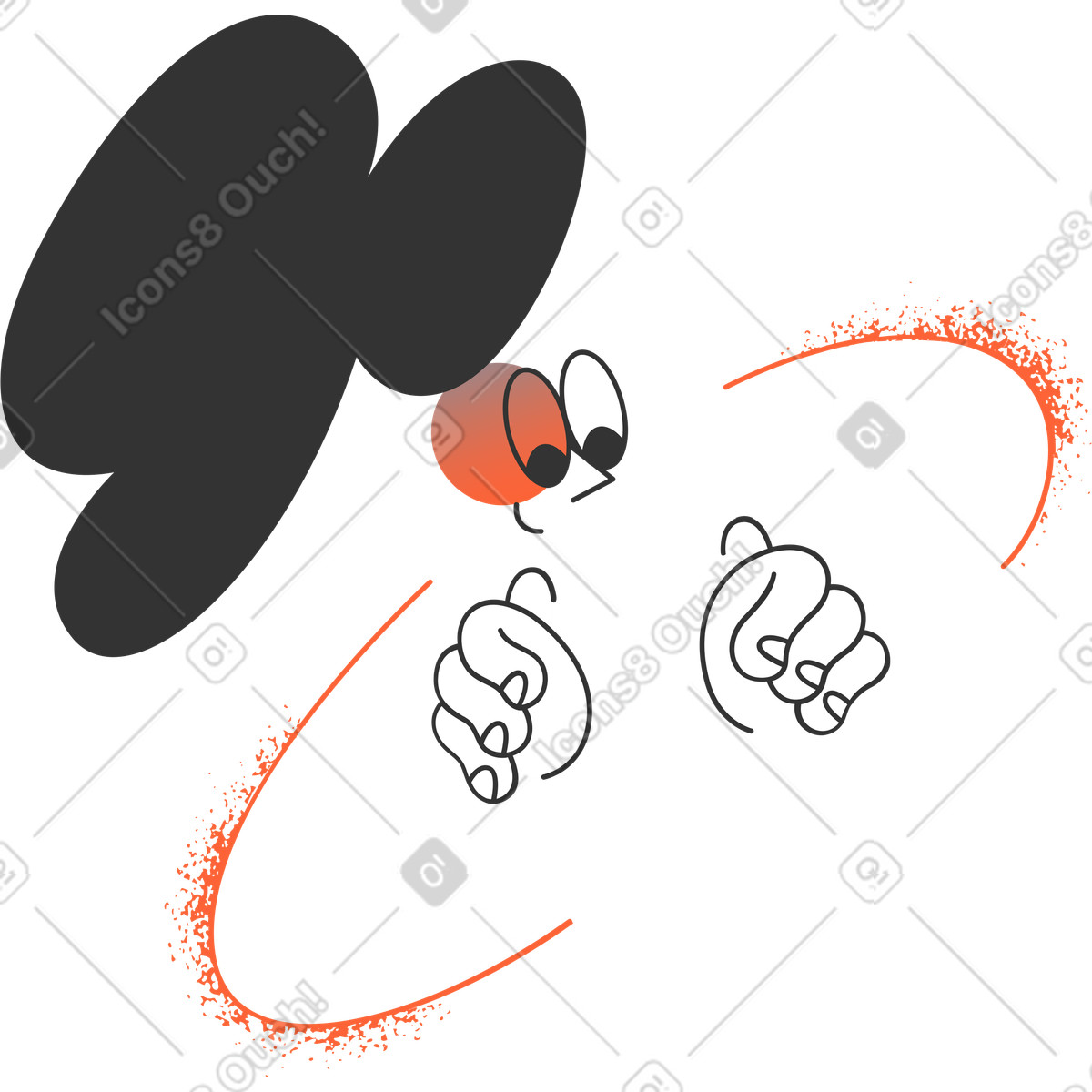 Girl illustration in PNG, SVG