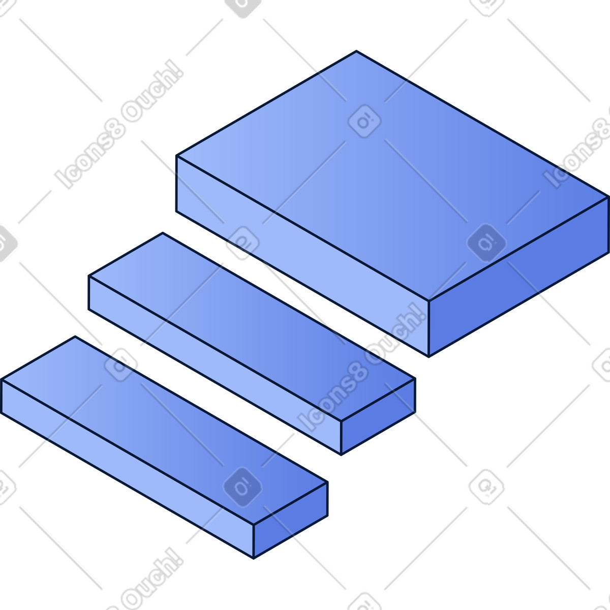 Le scale illustrazione in stile Neat scarica in PNG, SVG