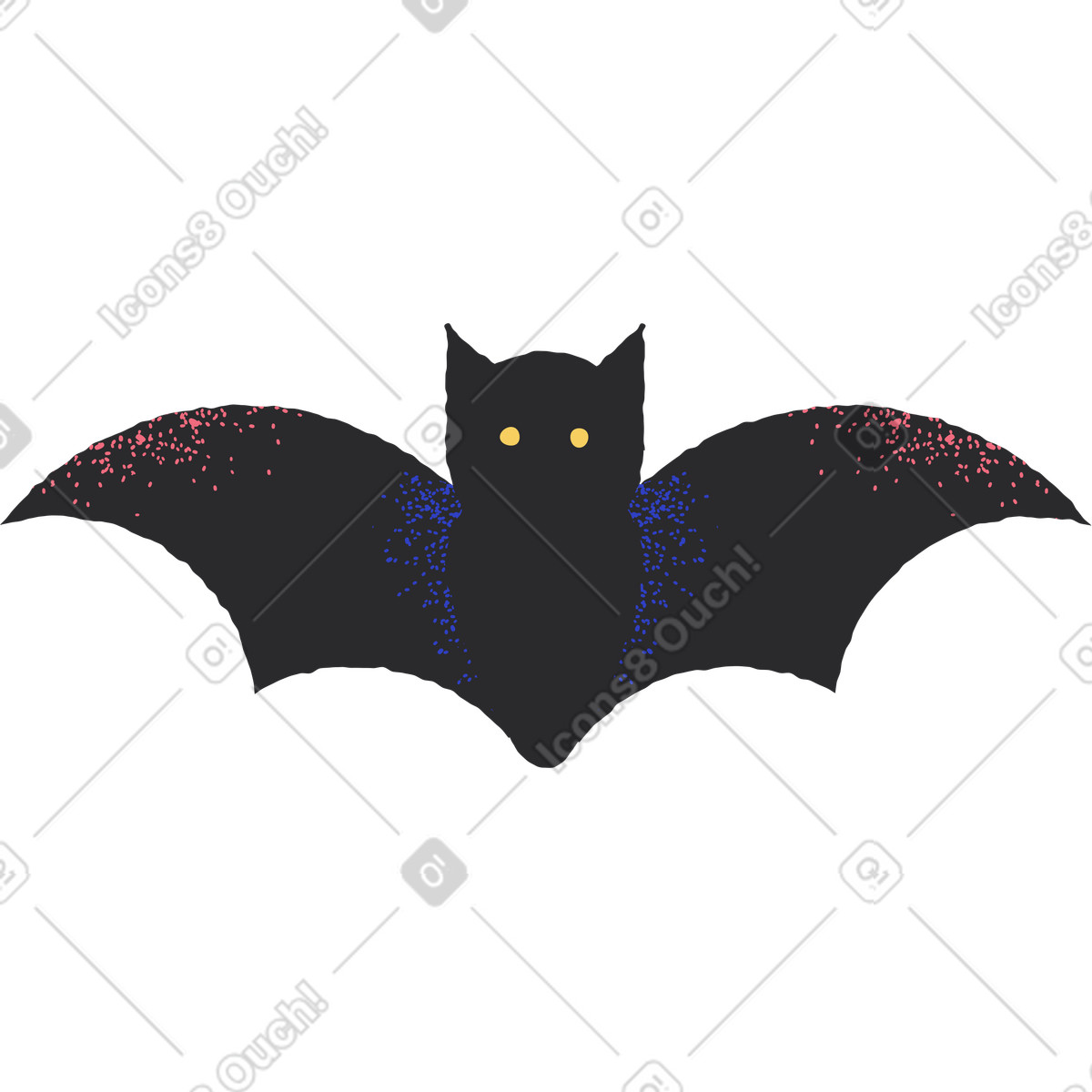 Ilustração de 1 em no estilo Pablo para baixar em PNG, SVG