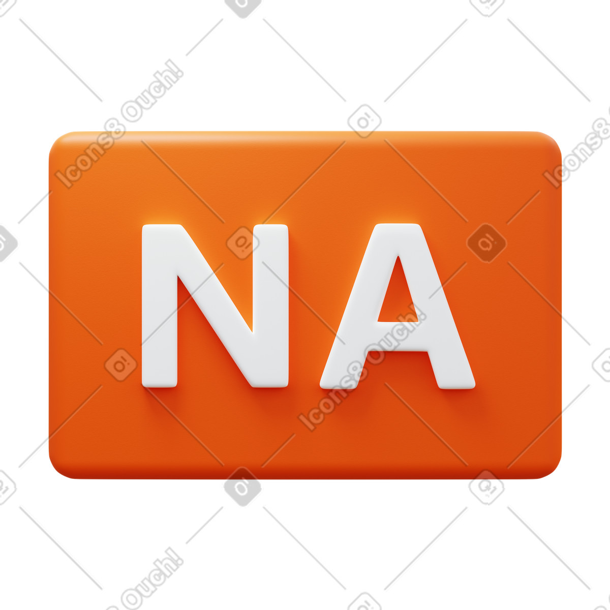 3D Fluency スタイルの Not applicable のイラストをPNG、SVG形式でダウンロード