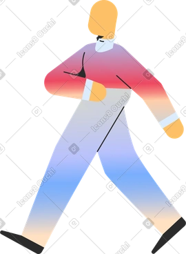 Person walking PNG, SVG