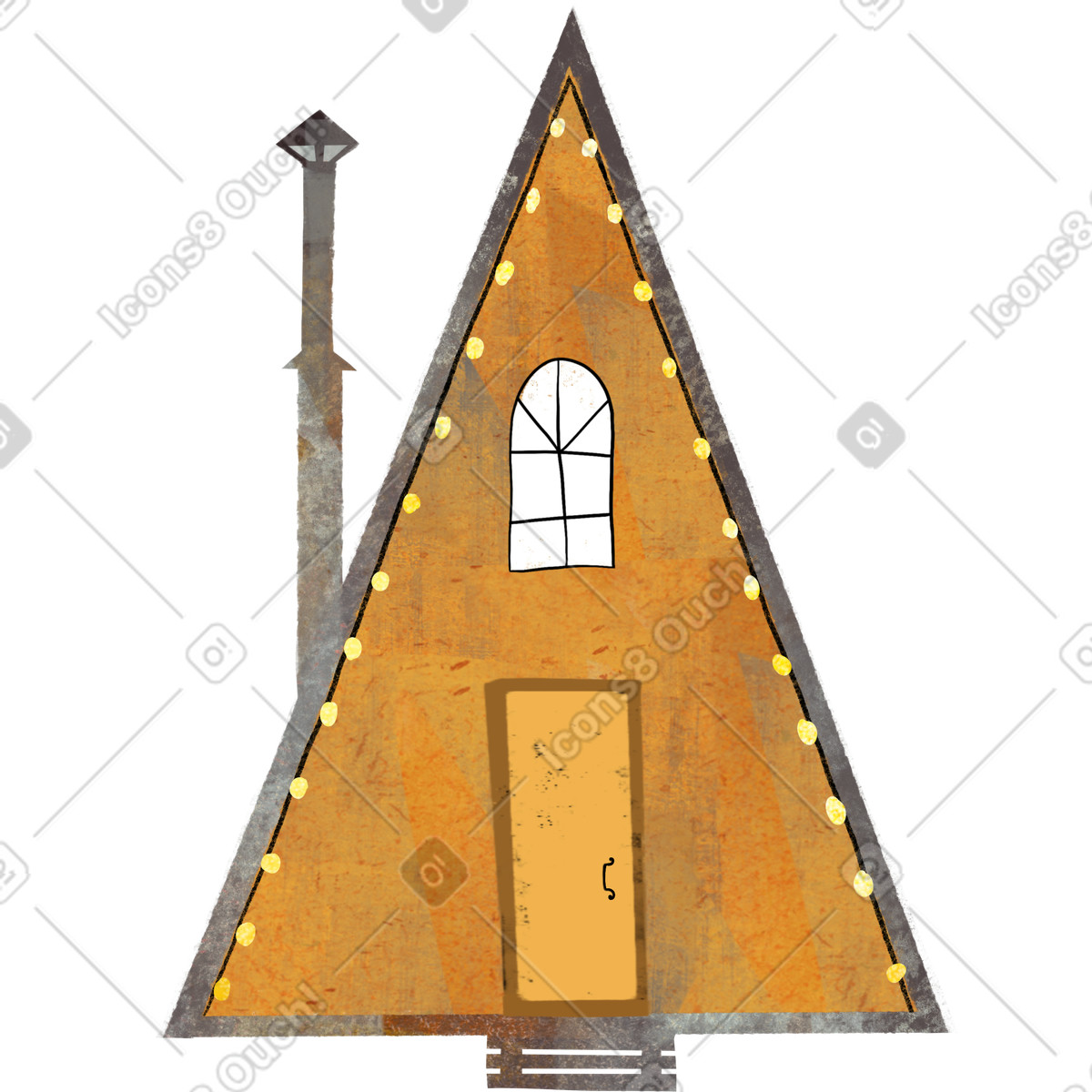 Ilustración Casa de campo en estilo Fabulous a descargar en PNG y SVG
