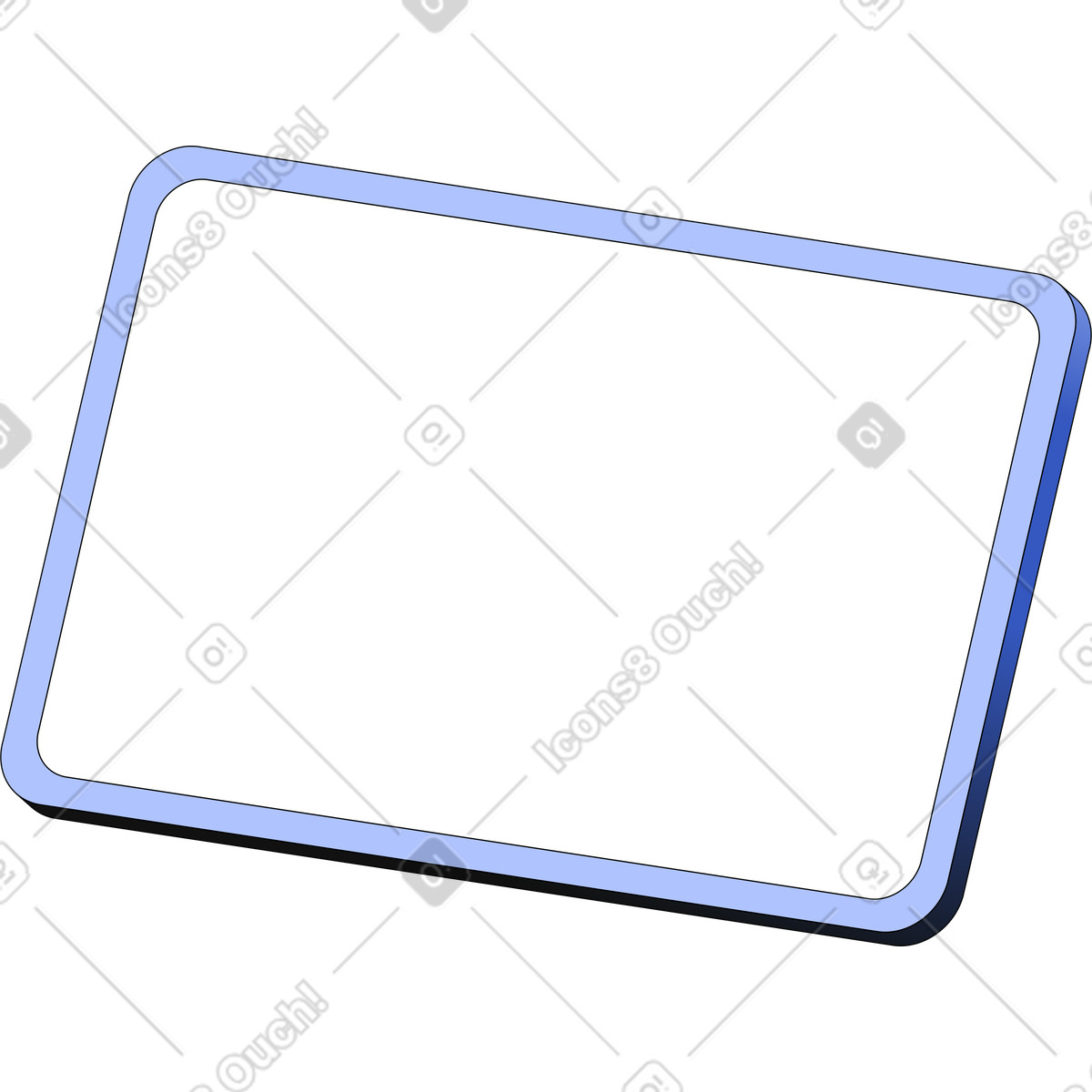 Ilustración Tableta en estilo Techny a descargar en PNG y SVG