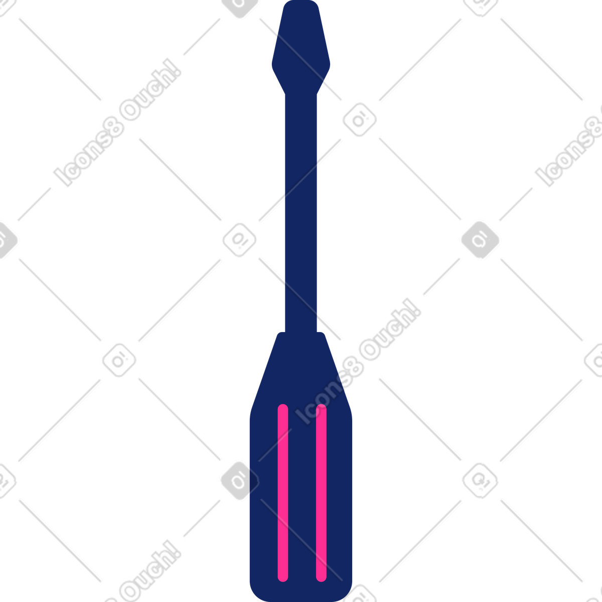 Screwdriver illustration in PNG, SVG