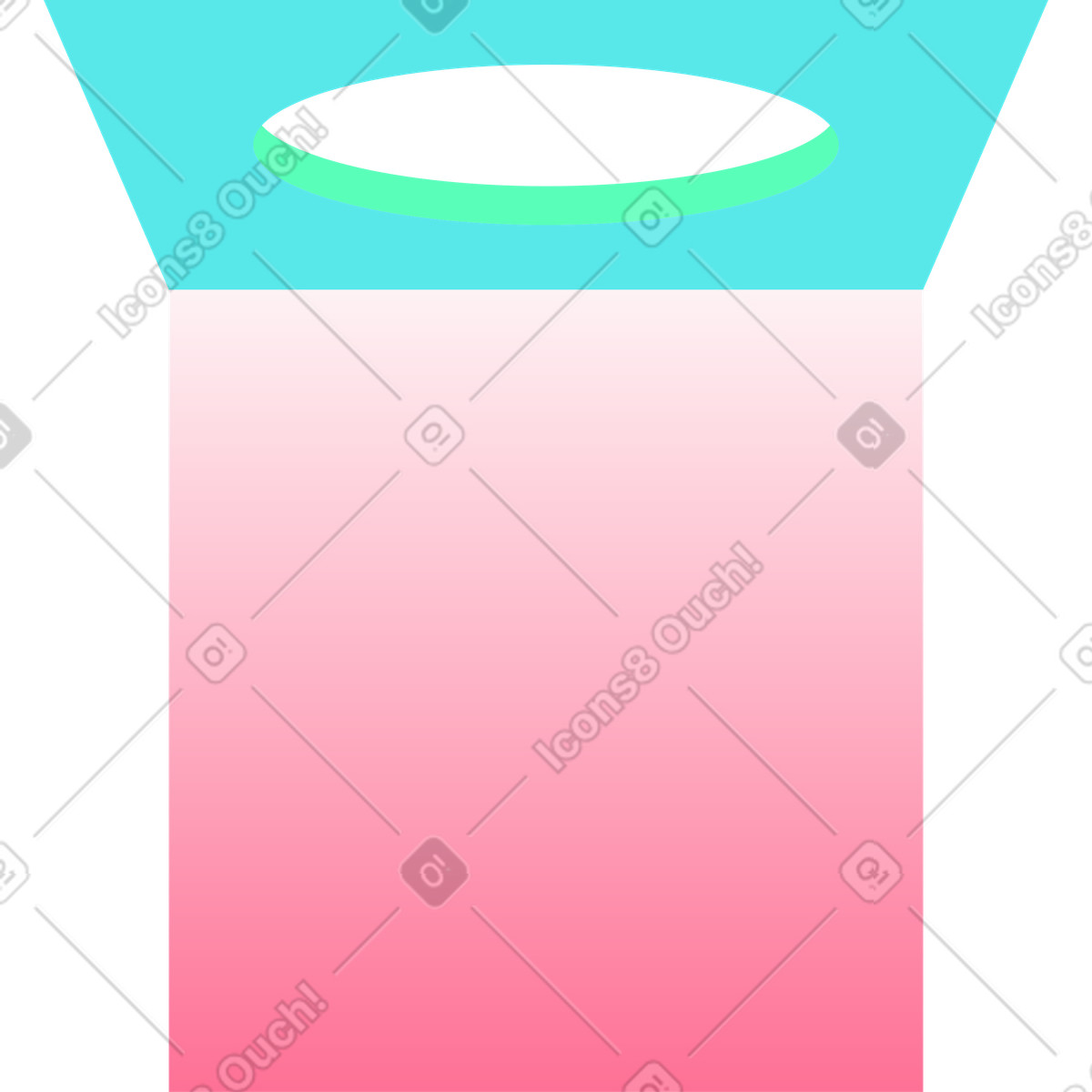 Wall and ceiling with a hole illustration in Bright style download in PNG, SVG