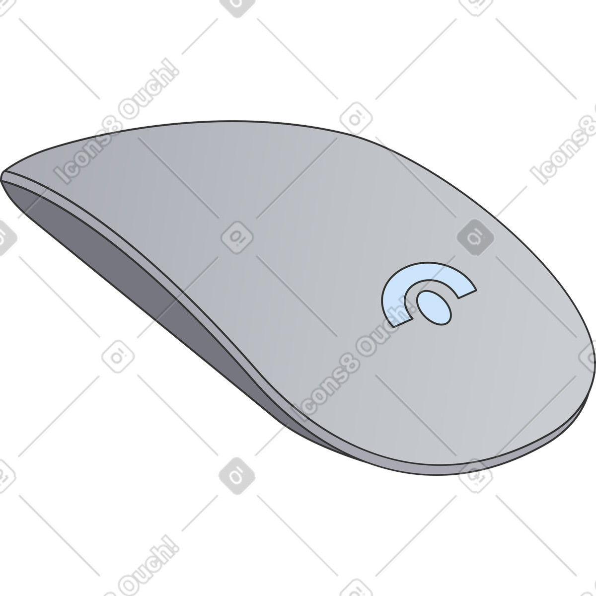 Kit スタイルの マウス のイラストをPNG、SVG形式でダウンロード