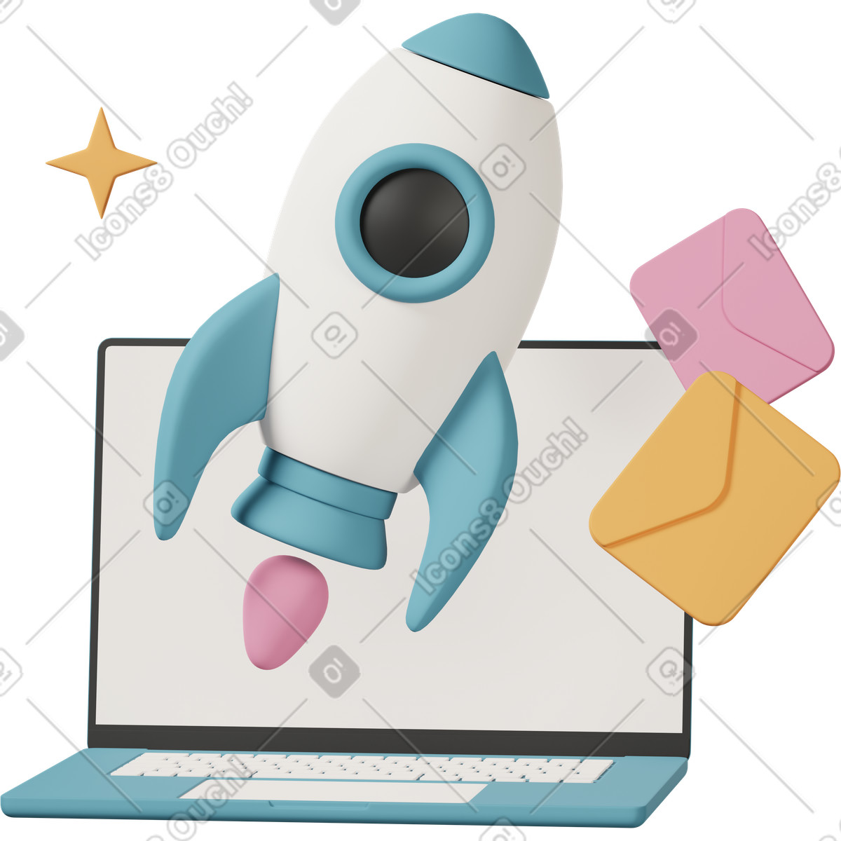 Email marketing illustrazione animata in stile 3D Casual life scaricabile in GIF, Lottie (JSON), AE