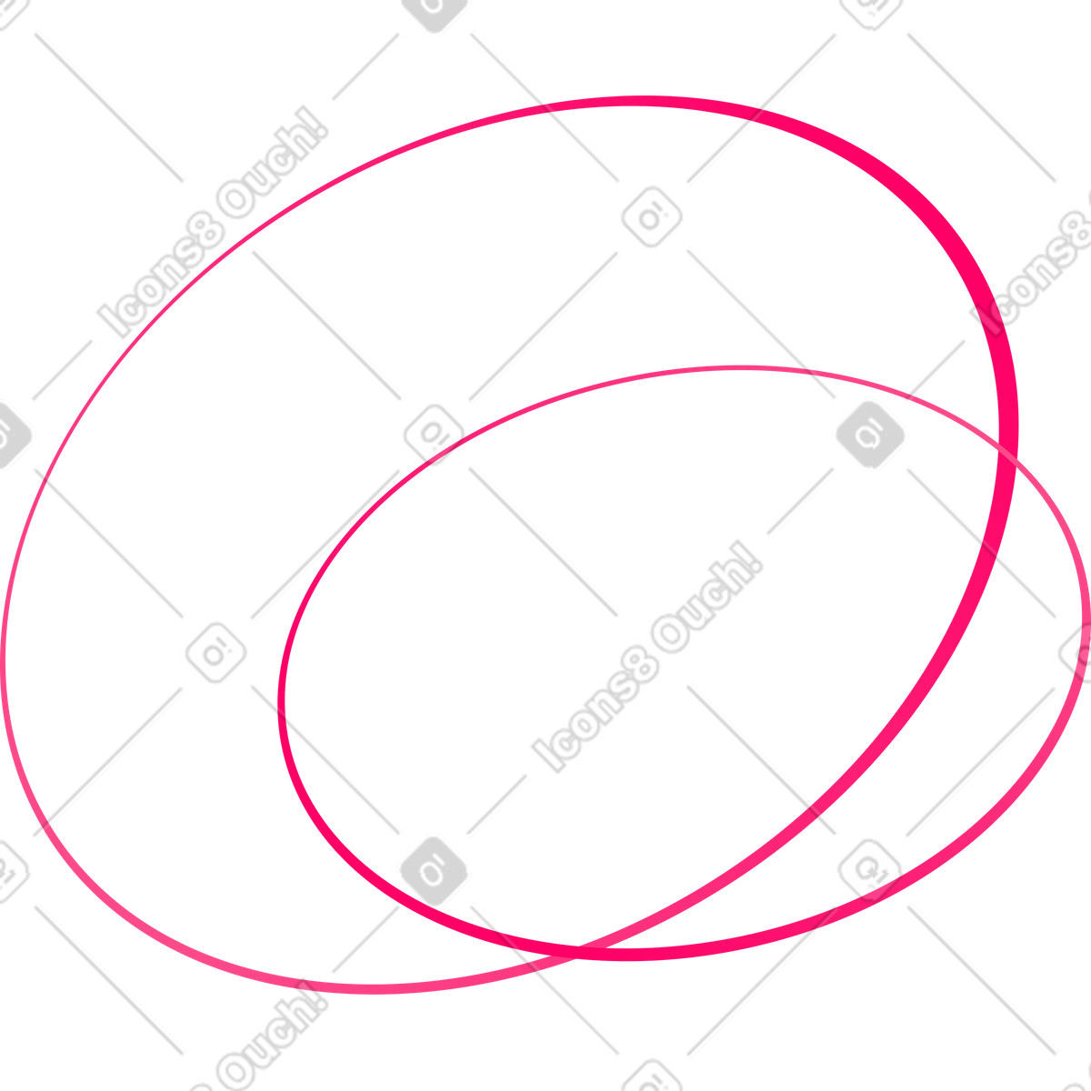 Pink round orbits illustrazione in stile Space scarica in PNG, SVG