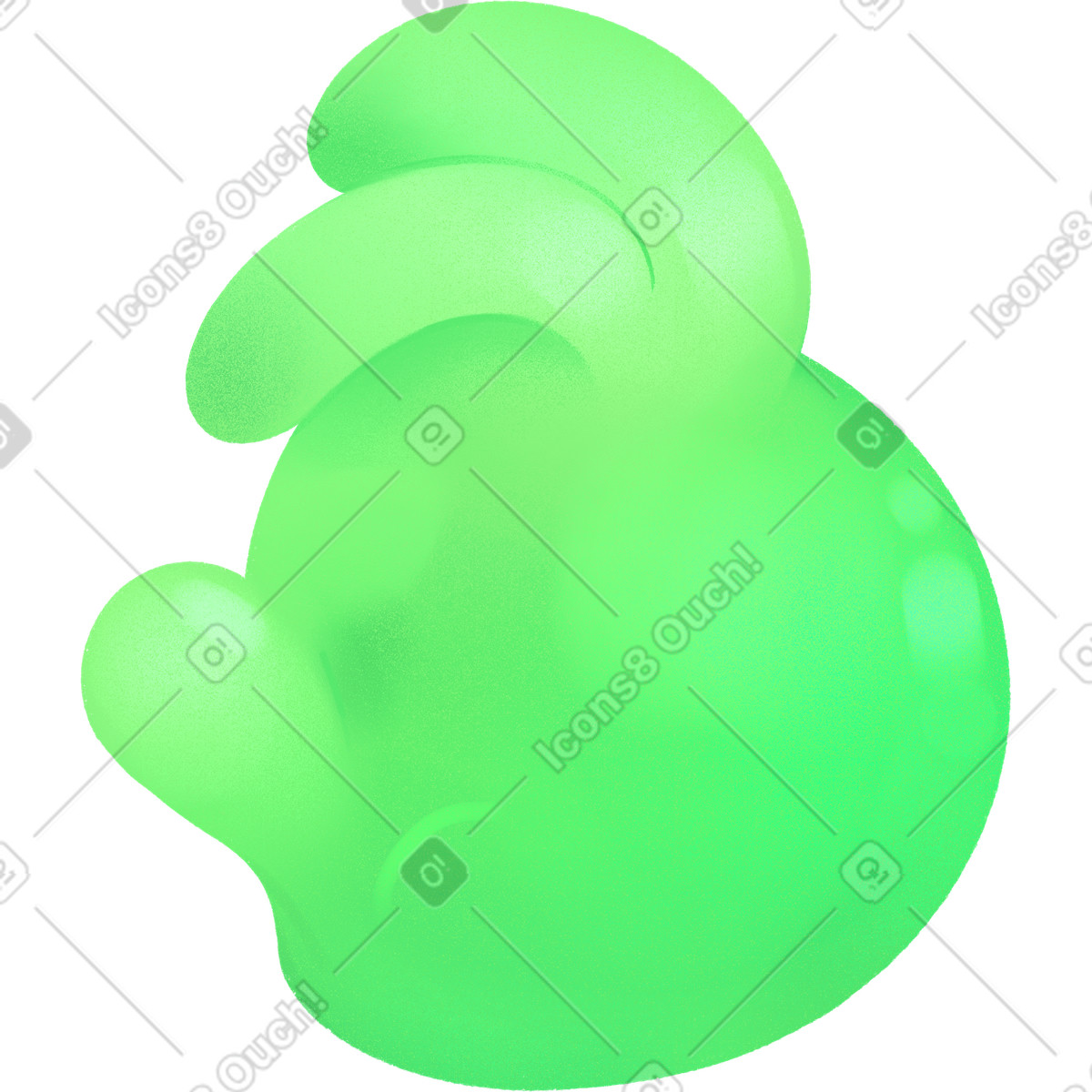 Иллюстрация Green abstract spot в PNG и SVG