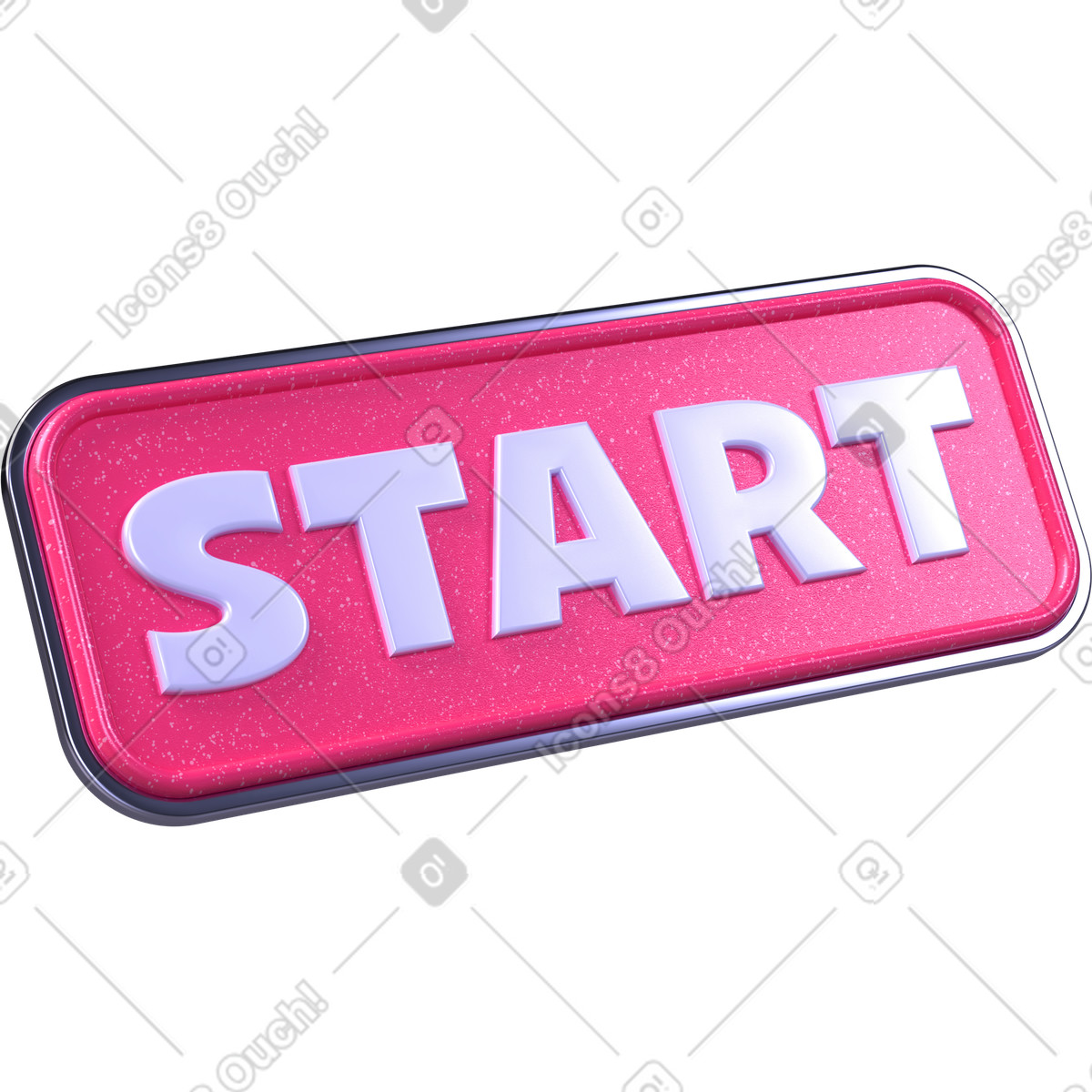 Start button, User interface, App onboarding illustration in PNG, SVG