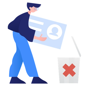 Delete Vector Illustrations