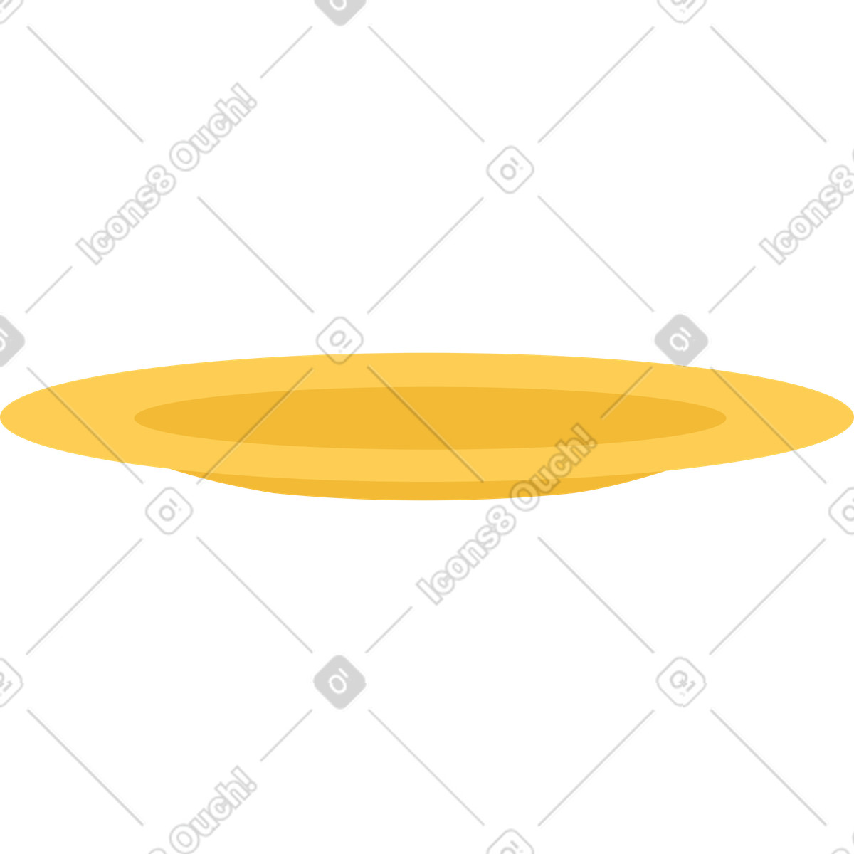 Teller-Illustration im Social-Stil als Download in PNG, SVG