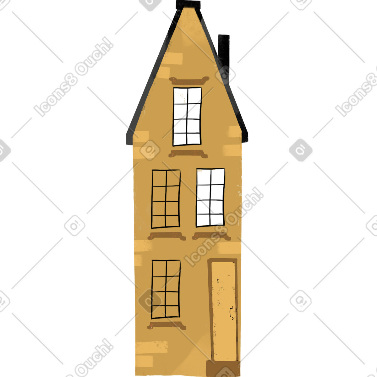 Ilustração de Casa em no estilo Fabulous para baixar em PNG, SVG