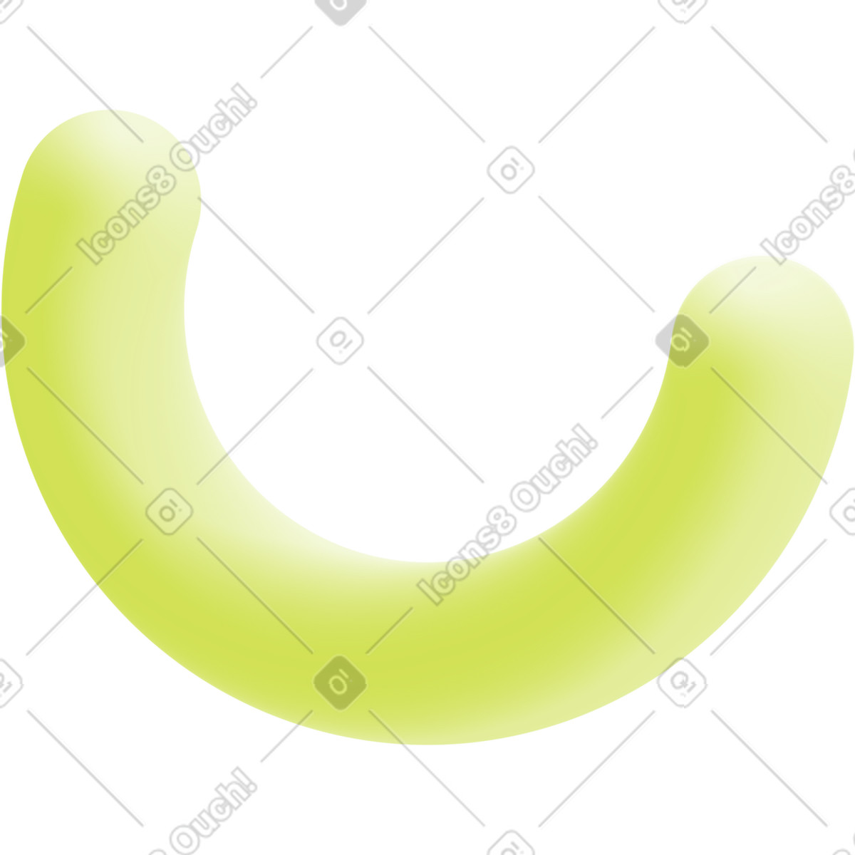 Green arc-Illustration im Joy-Stil als Download in PNG, SVG