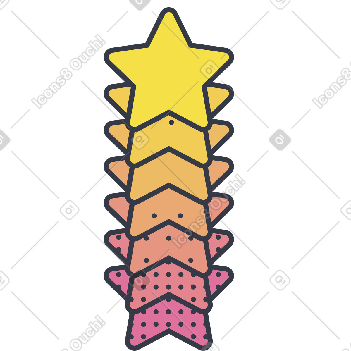 Stars illustration featuring captivating vector images and graphics clipart