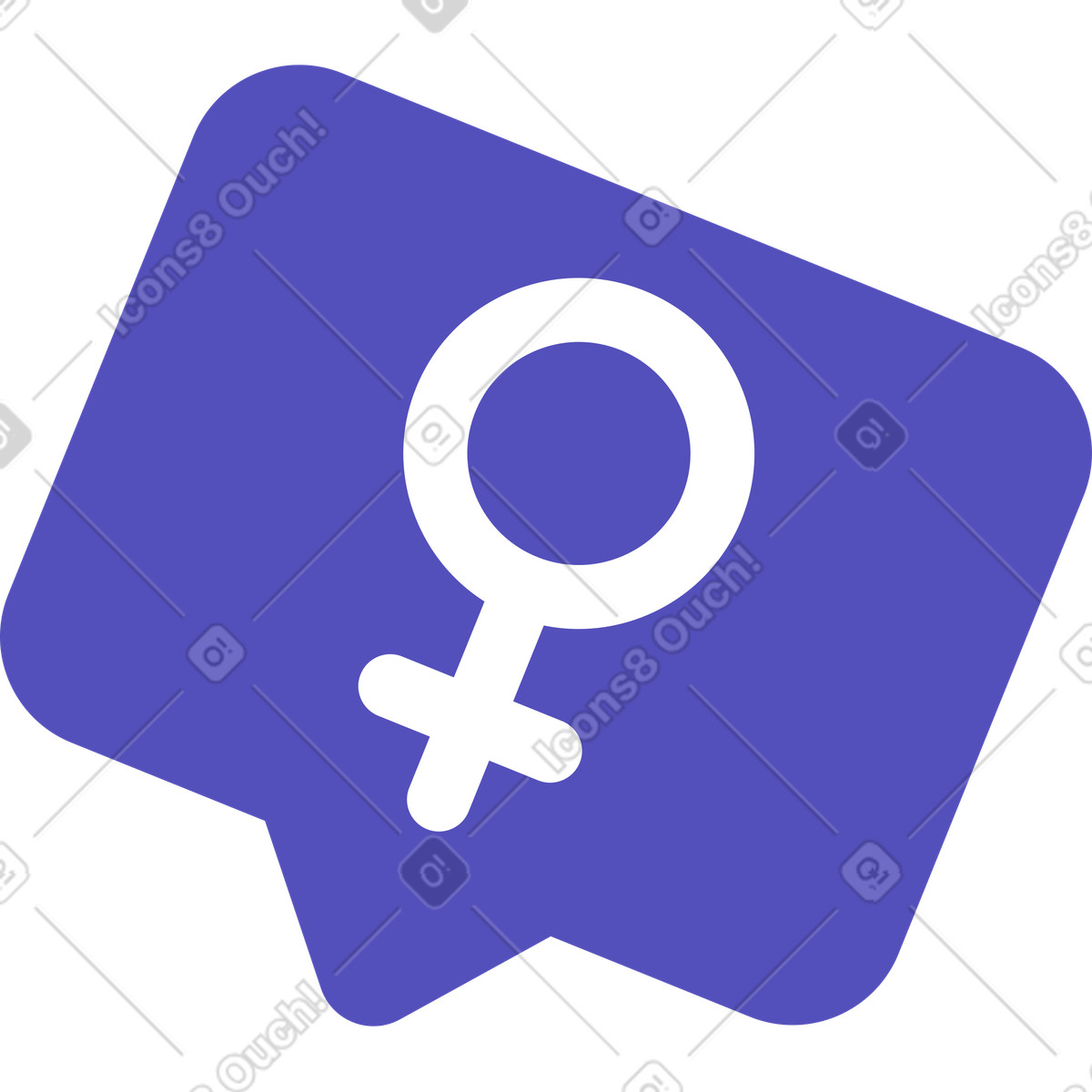 下载 Social 风格的 女性标志 插画，支持 PNG、SVG 格式