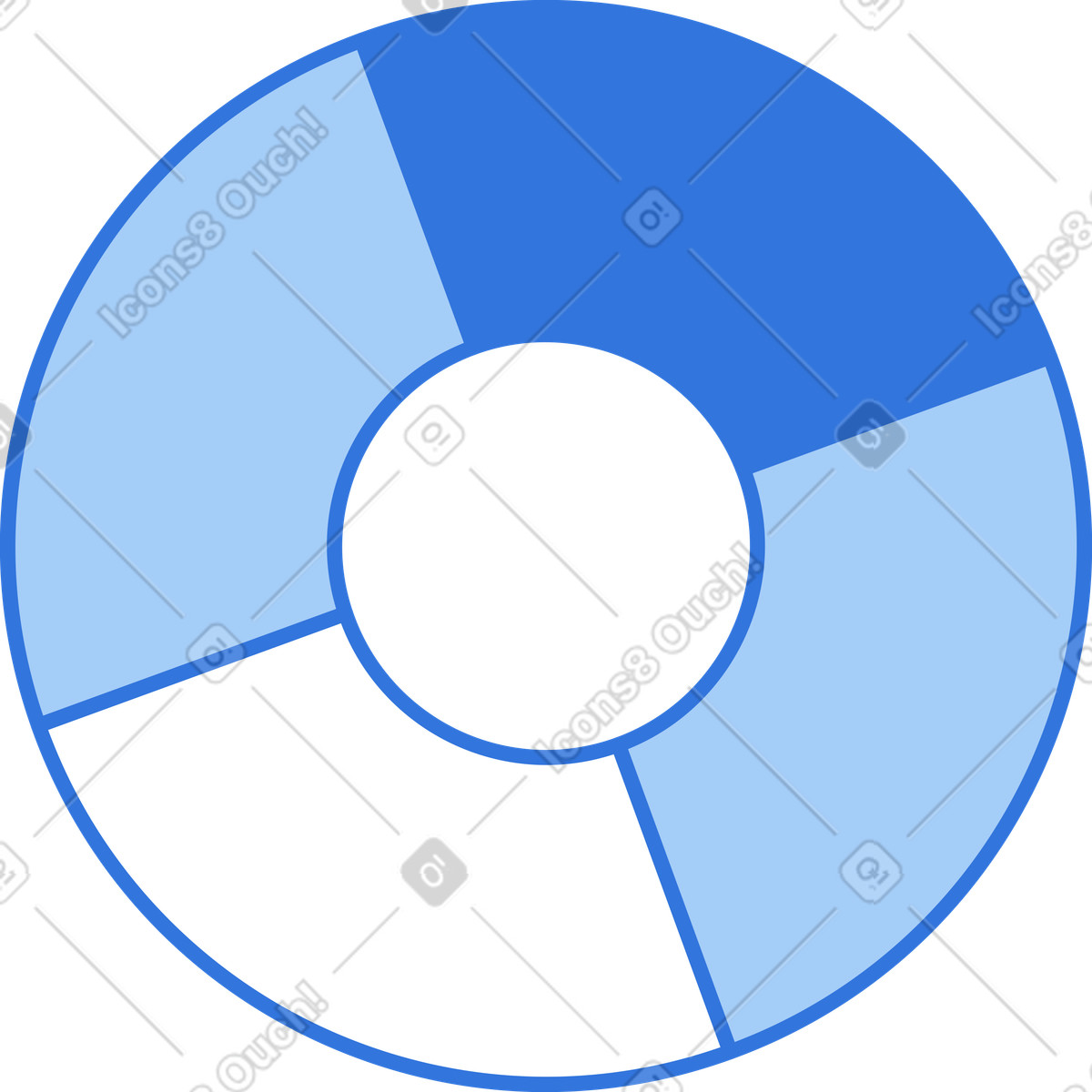 Ruota dei colori blu illustrazione in stile Sky scarica in PNG, SVG