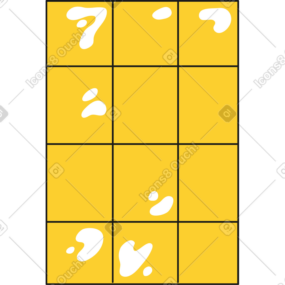 Fenster animierte Illustration im Taxi-Stil als Download in GIF, Lottie (JSON), AE