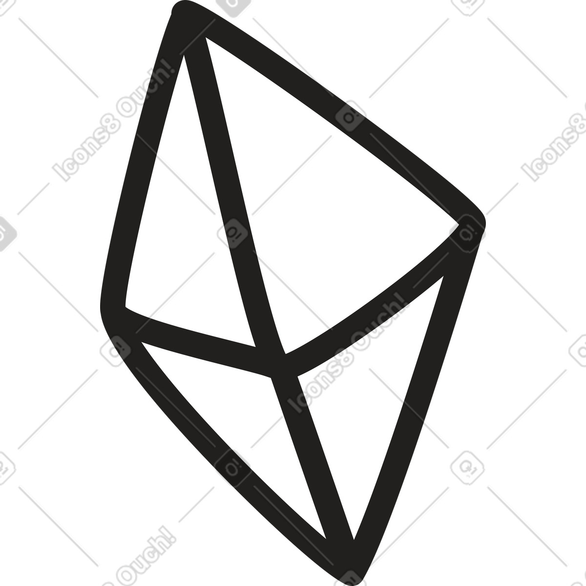 Ethereum icon illustration token clipart image in PNG SVG GIF