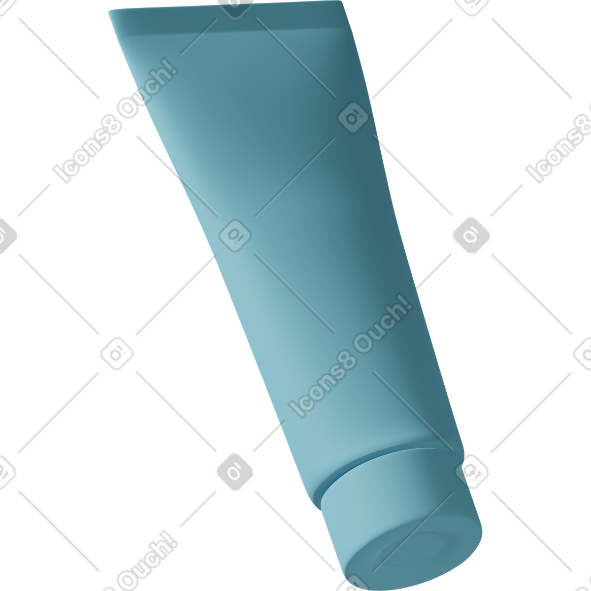 Ilustração de Blue hand cream em no estilo 3D Casual life para baixar em PNG, SVG