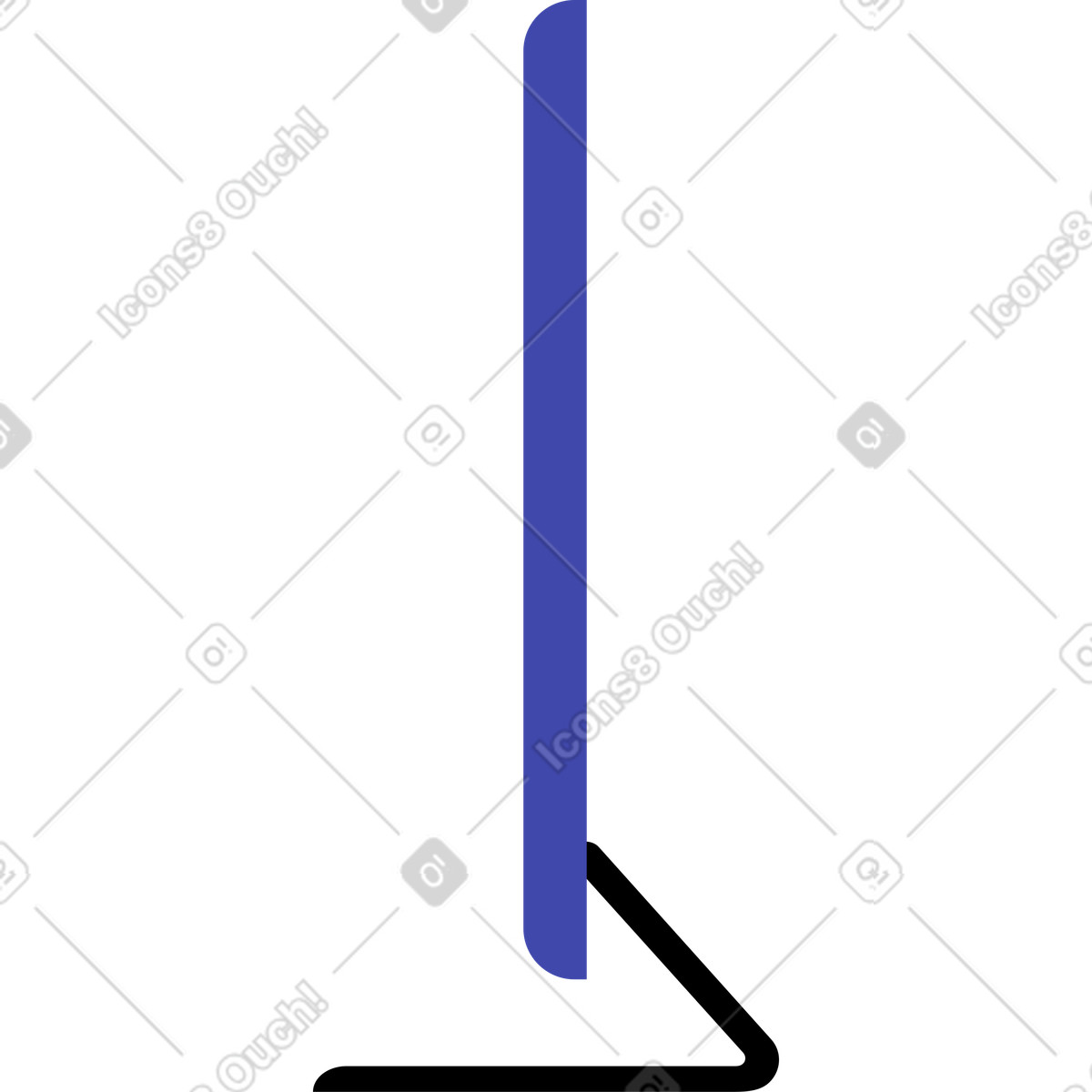 Monitor clipart illustration showcasing a computer screen in PNG, SVG, GIF