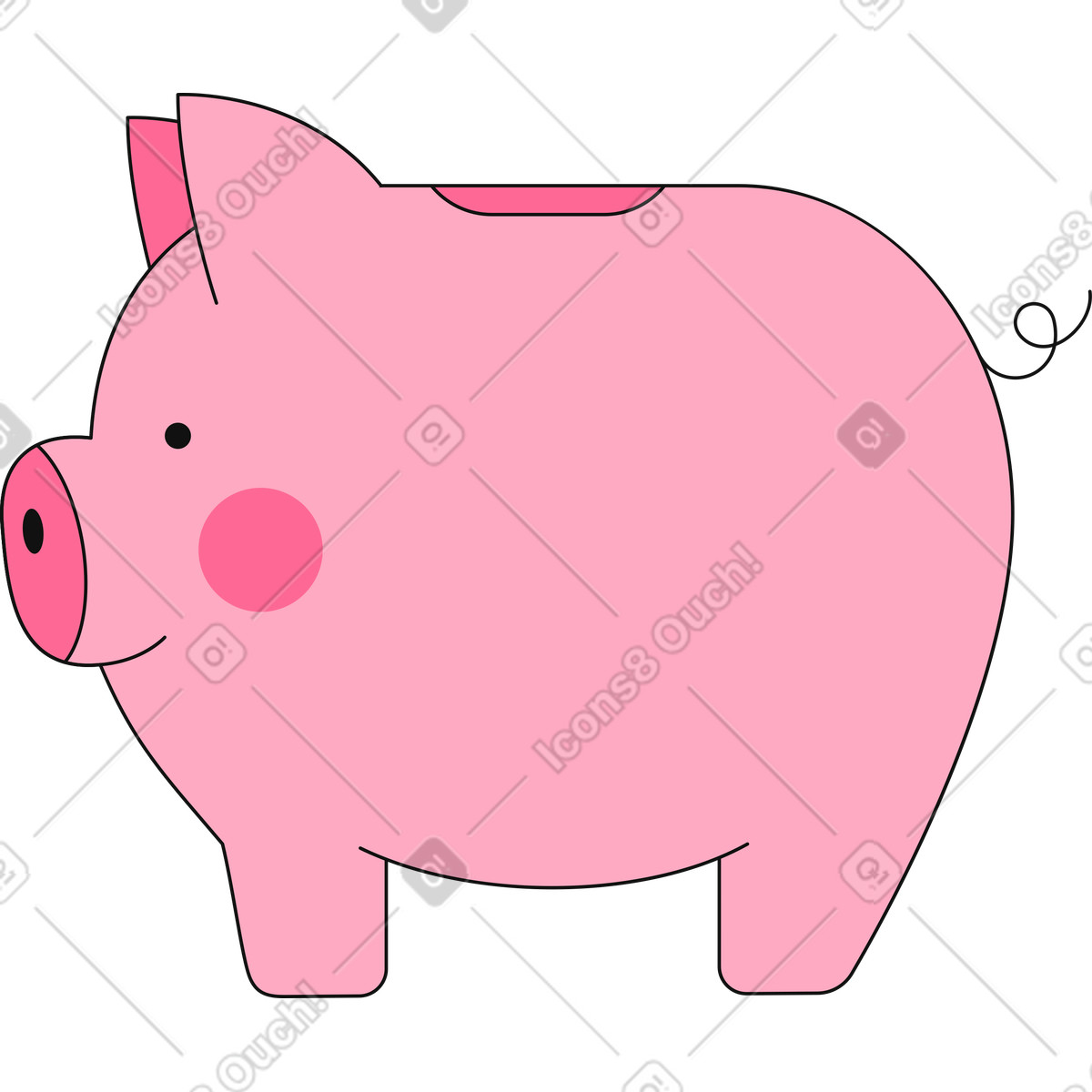 Ilustração de Caixa dinheiro em no estilo Bloom para baixar em PNG, SVG