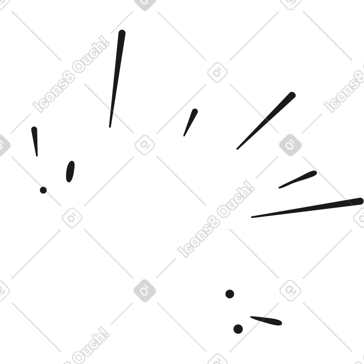 Whirlpool with splashes illustration in Taxi style download in PNG, SVG