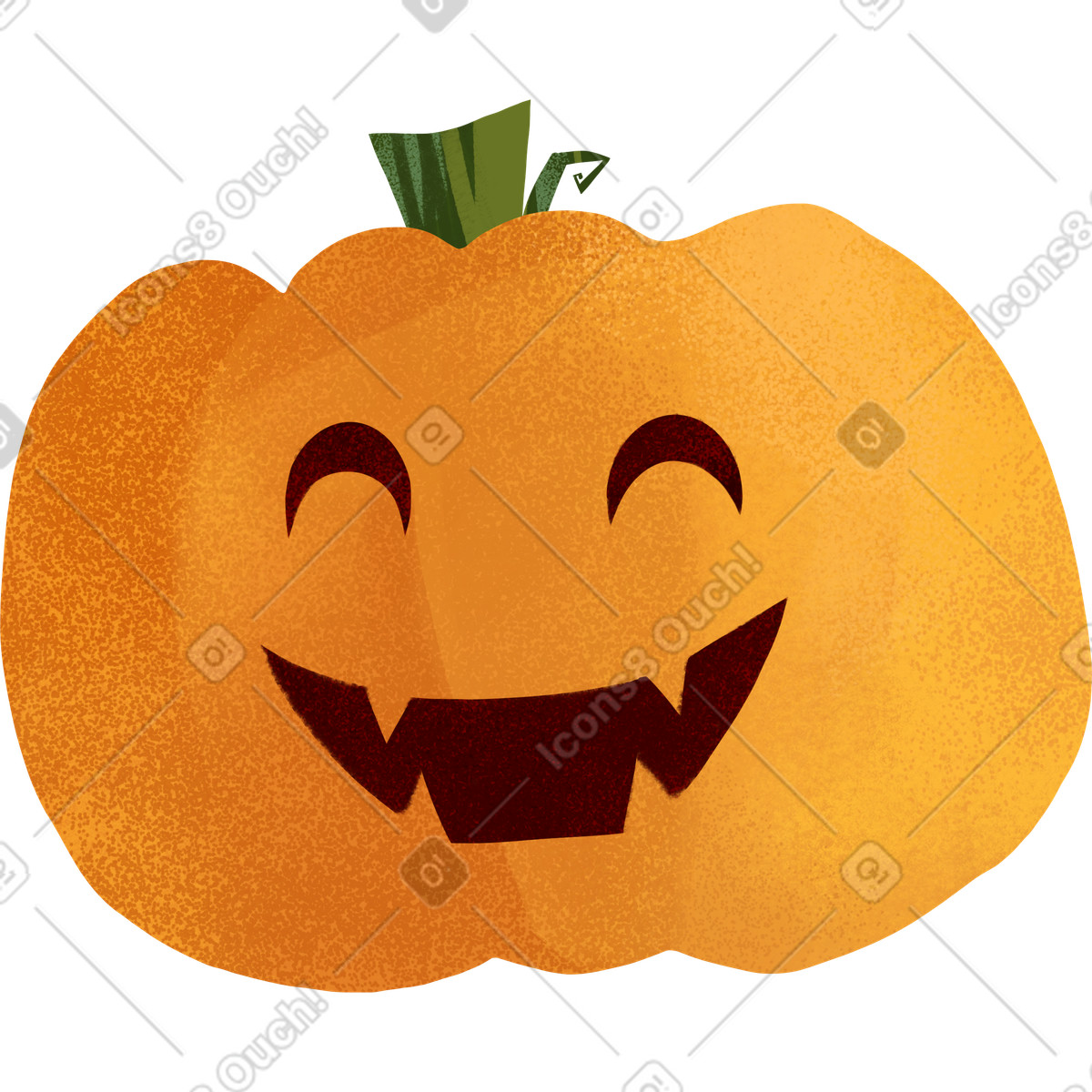 Kürbis-Illustration im Fabulous-Stil als Download in PNG, SVG