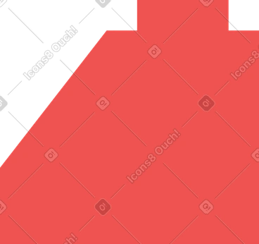Building block red PNG, SVG