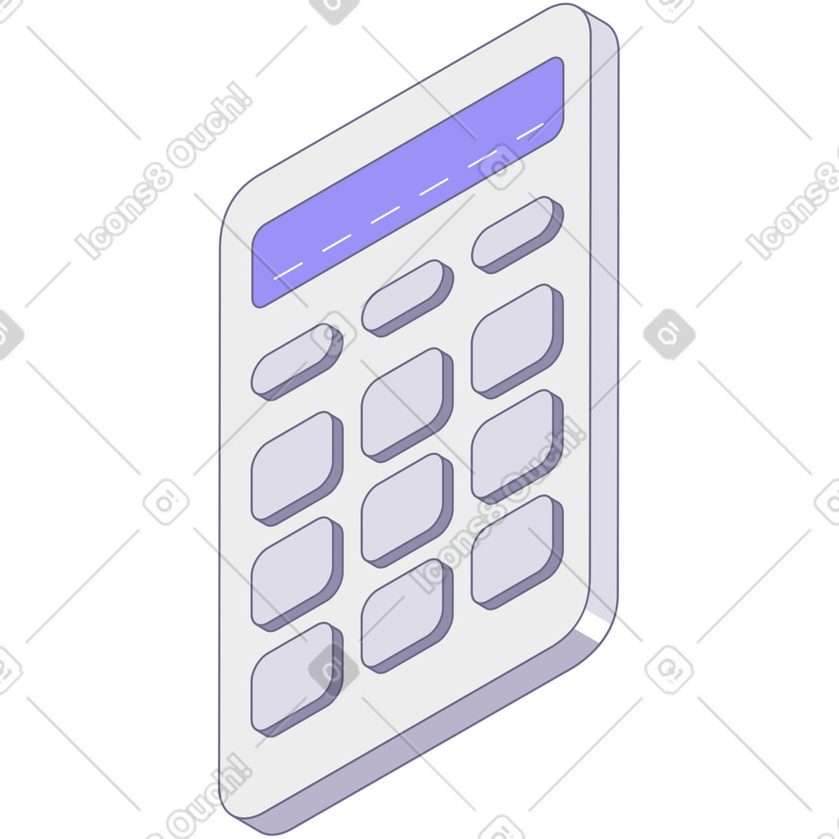 Modul スタイルの Calculator のイラストをPNG、SVG形式でダウンロード