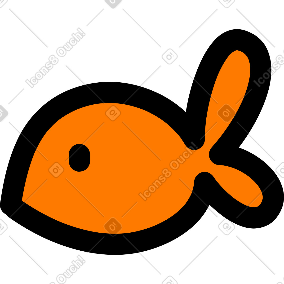 下载 Purr 风格的 鱼 插画，支持 PNG、SVG 格式