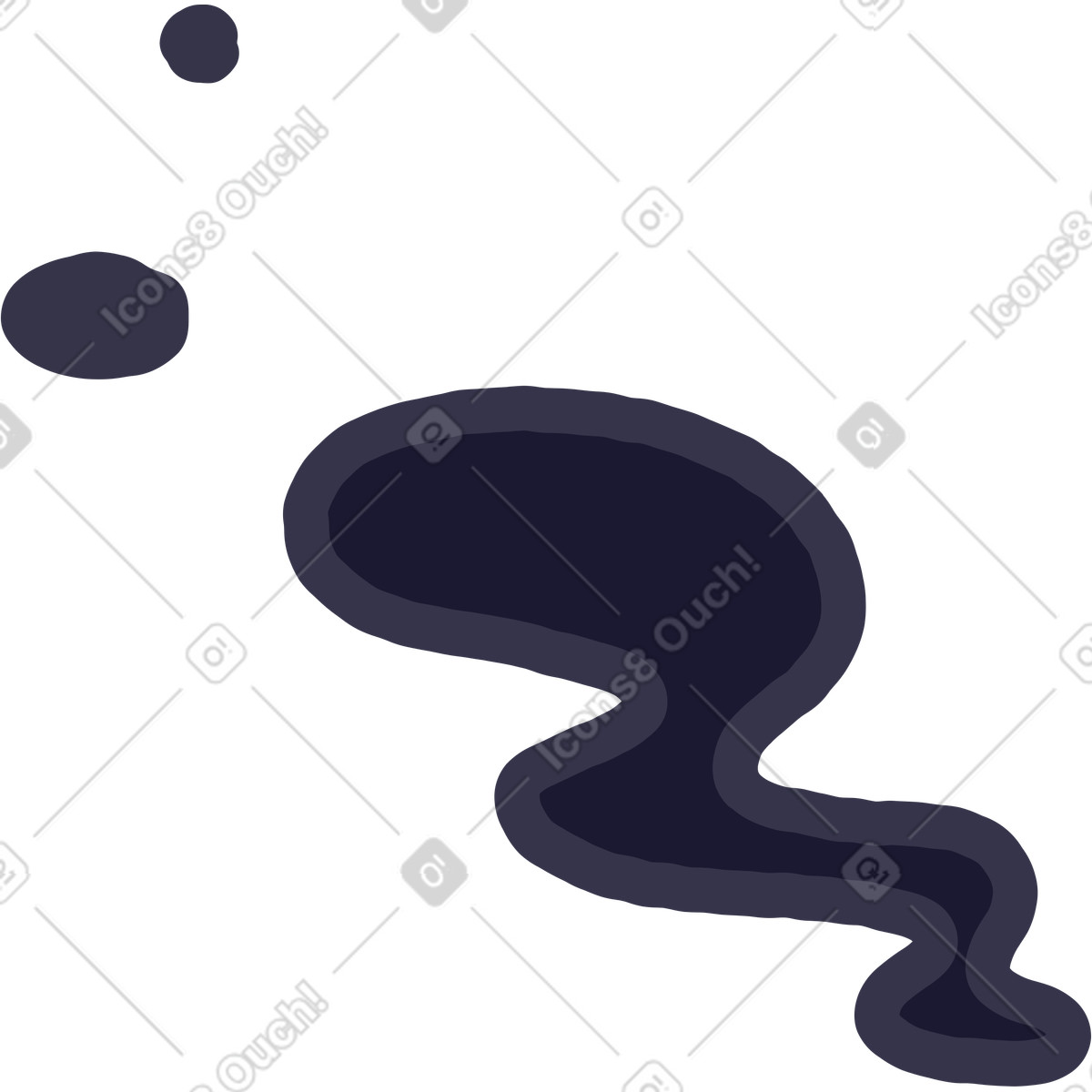 Smoke illustration in Stripy style download in PNG, SVG