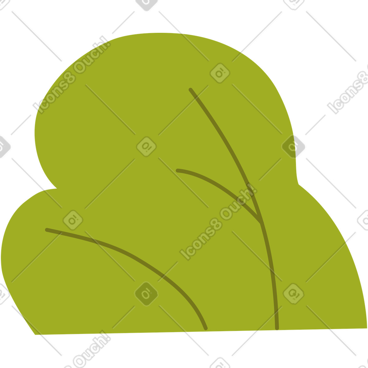 Ilustración Bush en estilo Woof a descargar en PNG y SVG