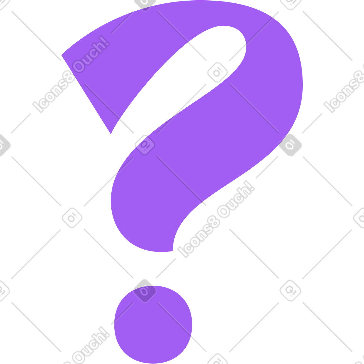 下载 Florid 风格的 问号 插画，支持 PNG、SVG 格式
