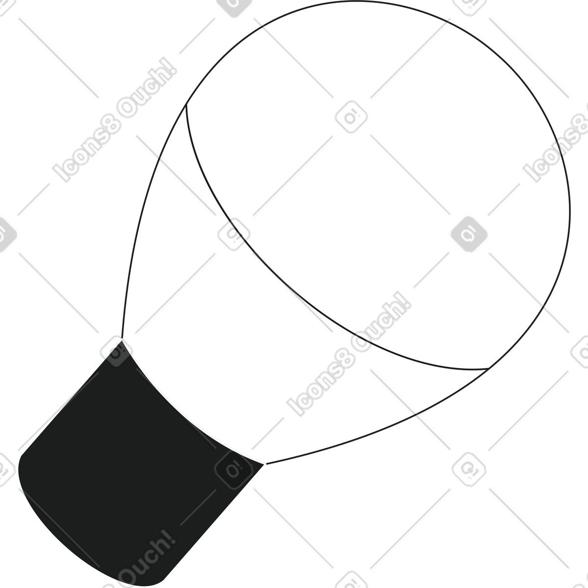 Licht-Illustration im Strict-Stil als Download in PNG, SVG