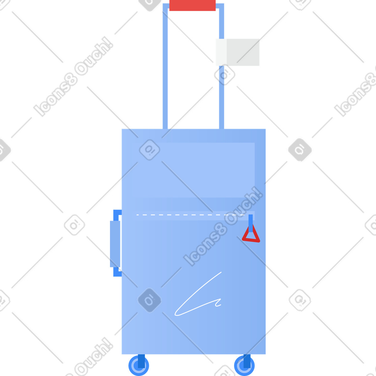 Borsa da viaggio illustrazione in stile Clip scarica in PNG, SVG