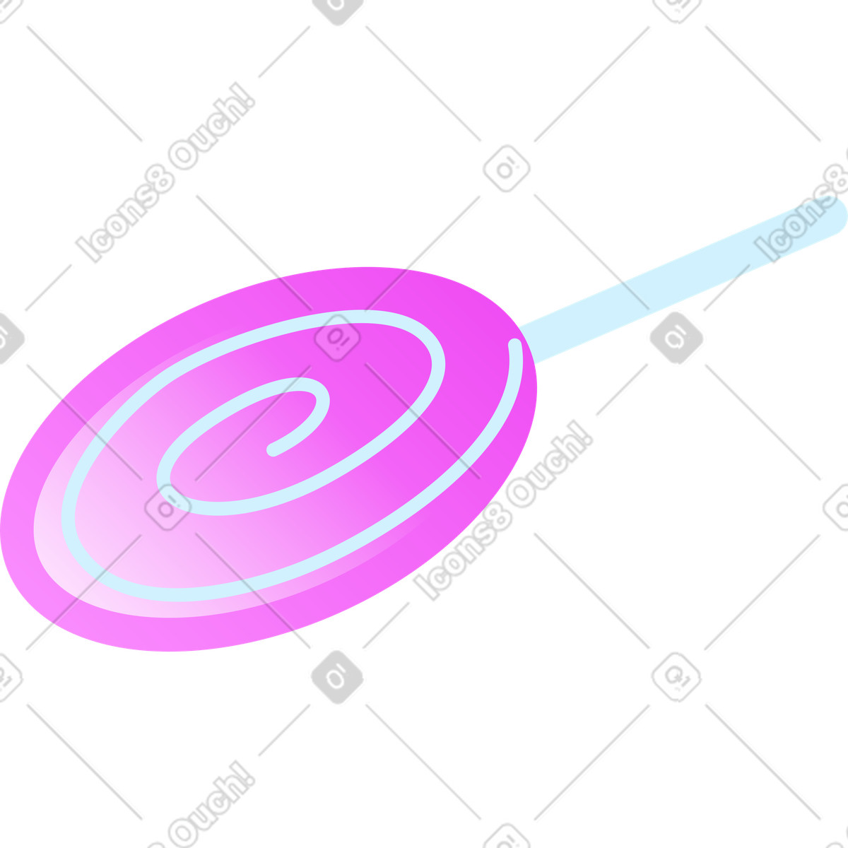 下载 Glossy 风格的 棒糖 插画，支持 PNG、SVG 格式