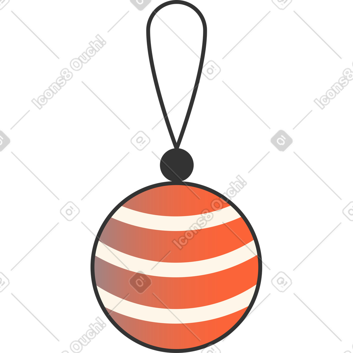 Illustration Boule de noel dans le style Crayon à télécharger aux formats PNG, SVG