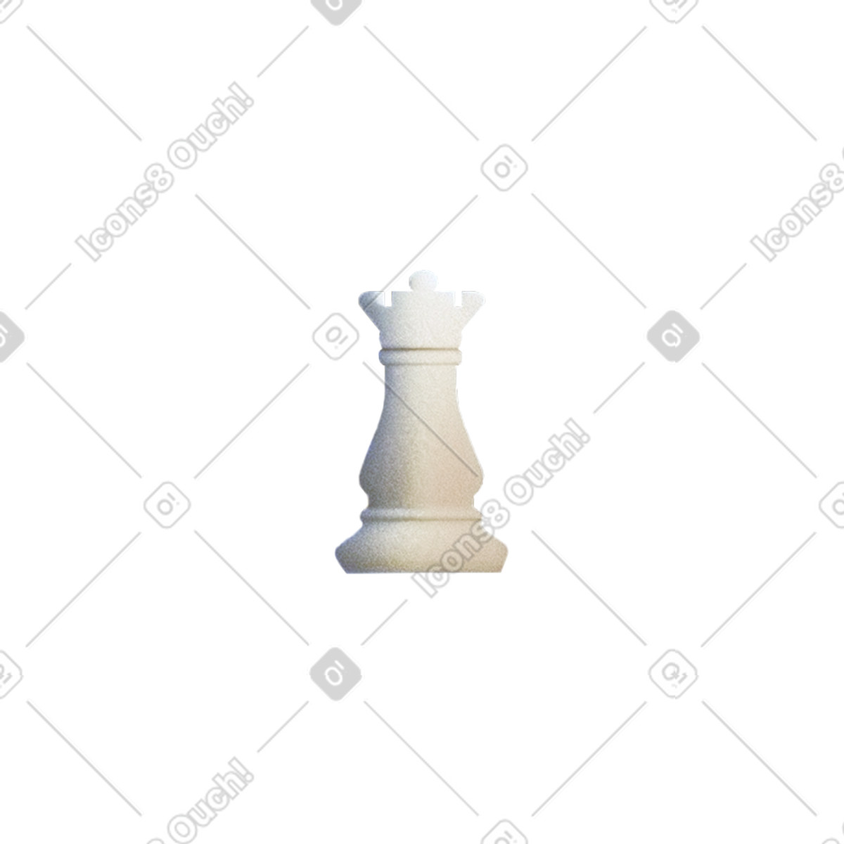 Chess piece bishop illustration in Grainy style download in PNG, SVG
