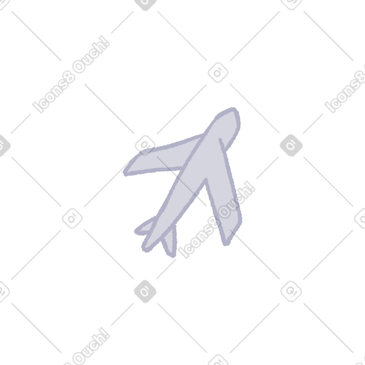 Иллюстрация Plane в стиле Hue — скачать в форматах PNG, SVG