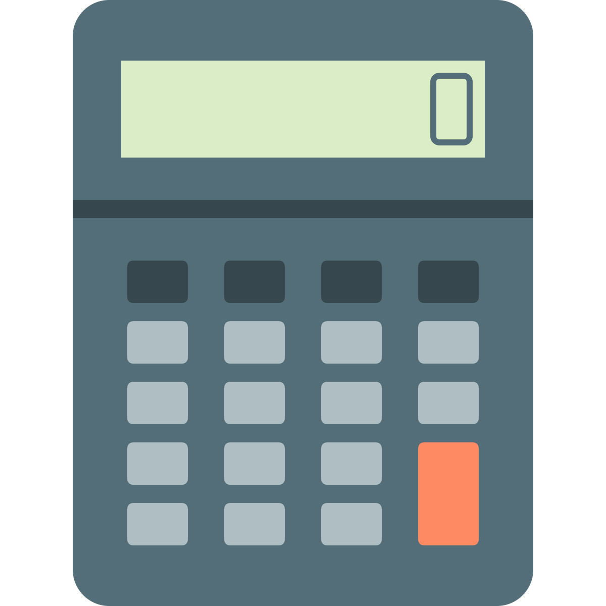 Ilustração de Calculator em no estilo Fogg para baixar em PNG, SVG
