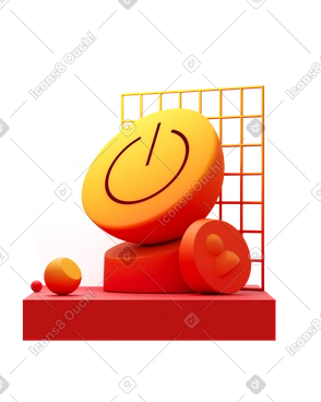 Shutdown button PNG, SVG
