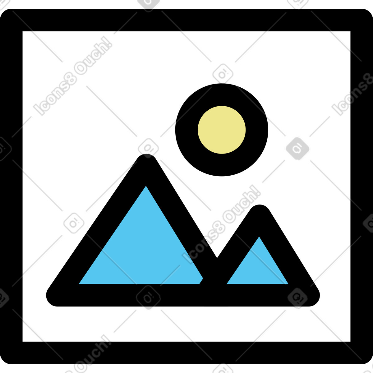 Ilustração de Imagem em no estilo Mochi para baixar em PNG, SVG