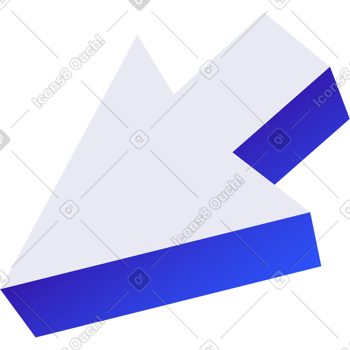 Ilustração de Cursor seta em no estilo Hi-tech para baixar em PNG, SVG