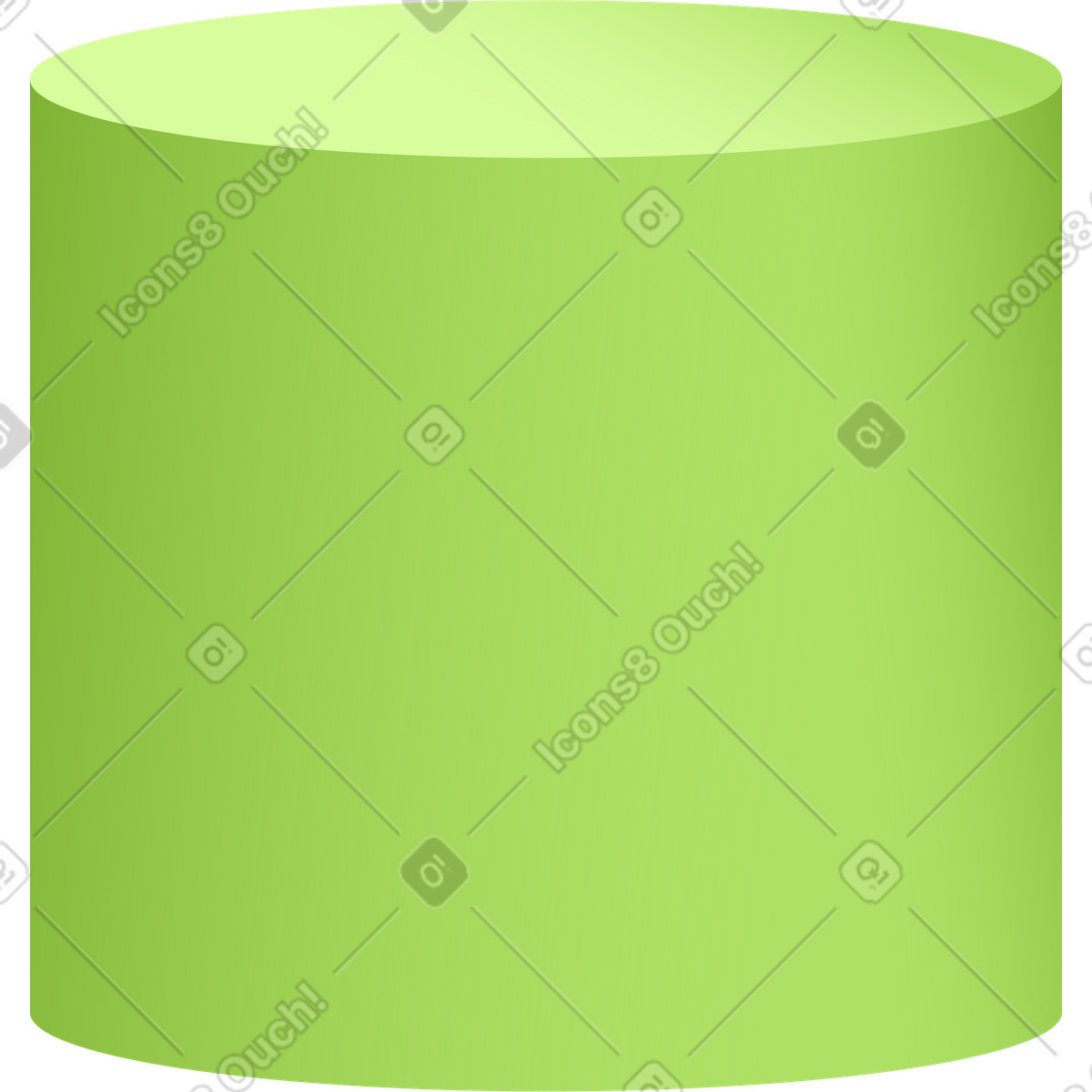 Illustration Cylindre dans le style Levels à télécharger aux formats PNG, SVG