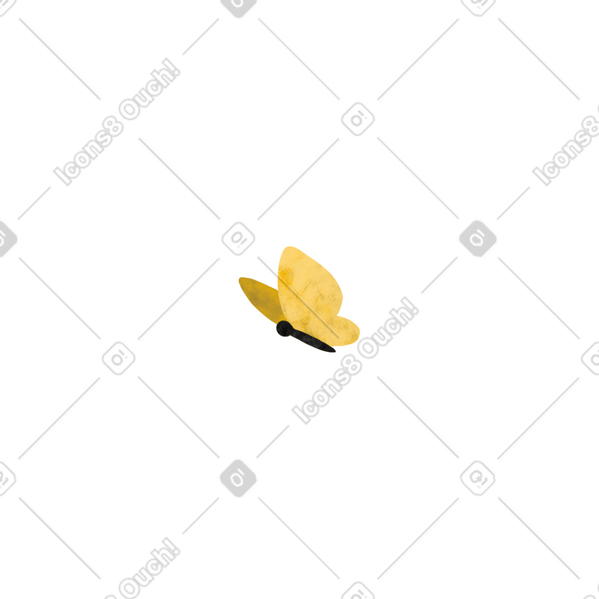 La farfalla illustrazione in stile Family scarica in PNG, SVG