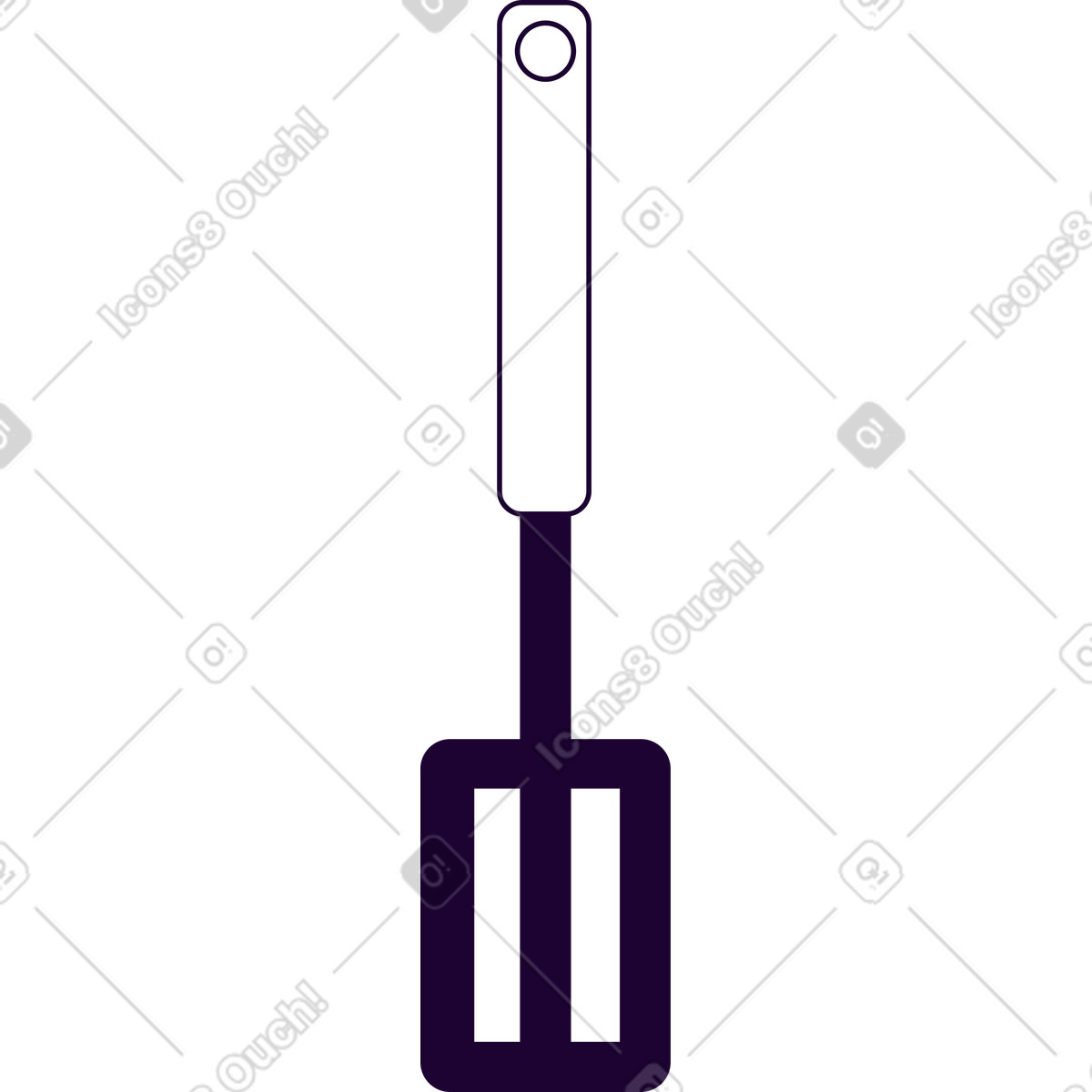 Ilustração de Espátula em no estilo Martina para baixar em PNG, SVG