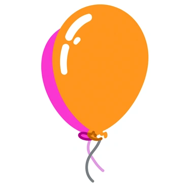 A colorful balloon with a glossy surface is shown at the moment just before it pops. The balloon is round and slightly stretched, displaying visual effects such as ripples and small vibrations on its surface to indicate the pressure building up inside. Tiny beads of moisture can be seen forming around the knot at the base, adding to the tension of the scene. The background is a soft gradient, drawing attention to the balloon as it teeters on the brink of explosion.