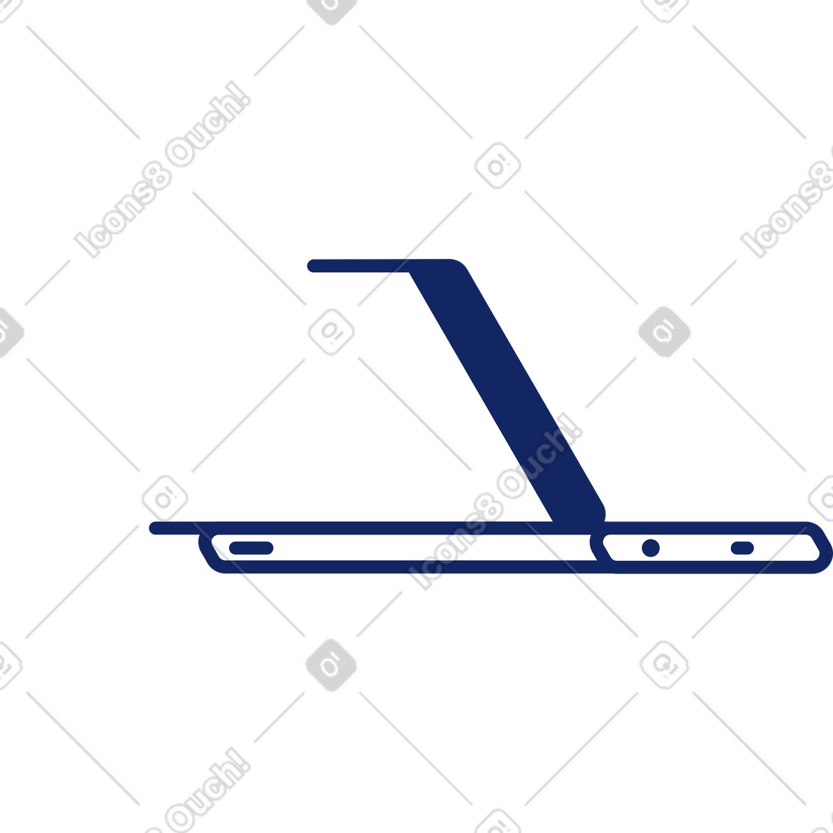 Il computer portatile illustrazione in stile Cyborg scarica in PNG, SVG